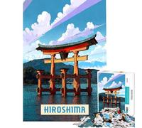 Puzzle da 1000 pezzi per adulti Hiroshima sfida di intelligenza giocattolo coinvolgente gioco pratico decorazione da parete idee regalo (dimensioni 50x75cm)