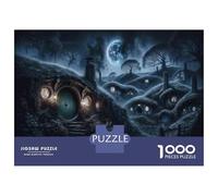 Puzzle Da 1000 Pezzi Per Adulti Hobbit Hole Night Scene Puzzle Per Adolescenti Giocattoli Fai Da Te Migliorano La Memoria Regali Di Compleanno E Unici 70x50cm/1000pcs