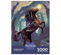 Puzzle Da 1000 Pezzi Per Adulti Horse And Butterfly Puzzle Per Adulti Gioco Rompicapo Difficile Sfida Educativa Difficile 70x50cm/1000pcs