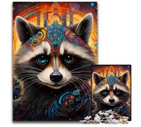 Puzzle da 1000 pezzi per adulti Husky con cuffie Puzzle per adulti Perfetto per Halloween, Natale, regalo di compleanno 26X38CM/10,23x14,96 pollici