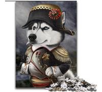 Puzzle da 1000 pezzi per adulti Husky Imperatore Napoleone. Puzzle da 1000 pezzi colorato, divertente, stimolante e stimolante (dimensioni 50x75cm).
