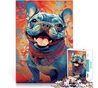 Puzzle da 1000 pezzi per adulti I Bulldog francesi Antistress Vacanza in patria Uccidere il tempo è ideale come regalo per tutta la famiglia 75x50cm