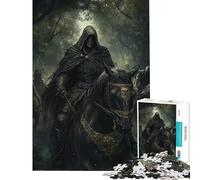 Puzzle da 1000 pezzi per adulti "I Cavalieri delle Tenebre" - Sfida educativa - Difficile - Gioco rilassante - Adatto a partire dai 14 anni (38x26cm)