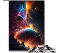 Puzzle da 1000 pezzi per adulti "I colori dell'universo" in legno, attività di legame familiare, regalo per la casa, gioco di ruolo per famiglie, 1000 pezzi(50x75cm)