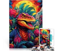 Puzzle da 1000 pezzi per adulti I dinosauri fantastici hanno le piume Regali di giochi impegnativi Collezione di artisti, Belle arti 70x100cm