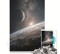 Puzzle da 1000 pezzi per adulti "I pianeti esterni" gioco pratico impegnativo e stimolante adatto come decorazione da scrivania 38x52cm