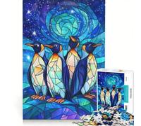 Puzzle da 1000 pezzi per adulti i pinguini simboleggiano un gioco impossibile stimola l'analisi e la logica rafforza l'amore tra le coppie 50x75cm