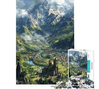 Puzzle da 1000 pezzi per adulti I segreti della cattedrale gioco per famiglie stimola la memoria compleanno e Natale (dimensioni 50x75cm)