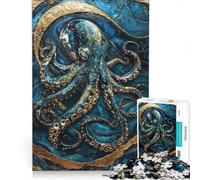 Puzzle da 1000 pezzi per adulti "I segreti d'oro dell'arte profonda", giochi rilassanti, assemblaggio di modelli, lista dei desideri con Babbo Natale 50x75cm