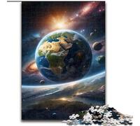 Puzzle da 1000 pezzi per adulti "I sogni della Terra" in legno, rompicapo stimolante per adolescenti, divertente serata di giochi in famiglia, 1000 pezzi(50x75cm)