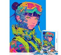 Puzzle da 1000 pezzi per adulti ideale come regalo con tema Cyberpunk Anime per ragazze perfetto per le vacanze in casa o come passatempo educativo (38x52cm)
