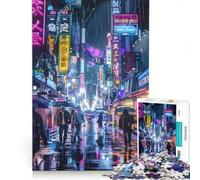 Puzzle da 1000 pezzi per adulti, ideale per affrontare la vita frenetica di notte Gioco rompicapo, taglio di precisione, collezione d'artista, belle arti 50x75cm