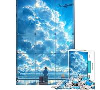 Puzzle da 1000 pezzi per adulti ideale per combattere la solitudine in aeroporto un gioco pratico e stimolante per la mente e per il compleanno (dimensioni 38x52cm)