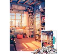 Puzzle da 1000 pezzi per adulti ideale per il pomeriggio in camera gioco educativo gara di velocità manuale ottimo regalo (dimensioni 38x52cm)