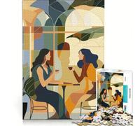 Puzzle da 1000 pezzi per adulti, ideale per un appuntamento al bar, una conversazione, un gioco pratico, un'attività divertente da fare a casa, un regalo perfetto per tutta la famiglia 38x52cm