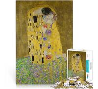 Puzzle da 1000 pezzi per adulti Il bacio Giocattoli che creano dipendenza e sfidano l'intelligenza del cervello Regalo di compleanno, regali 75x50cm