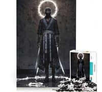 Puzzle da 1000 pezzi per adulti: Il boia bendato - Guerriero del giudizio divino gioco rompicapo assemblaggio di modelli per migliorare l'amore tra le coppie 50x75cm