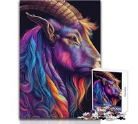Puzzle da 1000 pezzi per adulti Il Capricorno attento Un'opera d'arte Regalo per compleanni per i 14 anni e oltre (dimensioni 38x52cm)