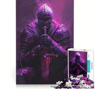 Puzzle da 1000 pezzi per adulti Il Cavaliere dell'Alba Viola gioco educativo migliora la memoria compleanno e Natale 50x75cm