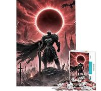 Puzzle da 1000 pezzi per adulti Il Cavaliere Oscuro Eclissi sfida impegnativa da completare attività per famiglie gioco educativo per maggiori di 14 anni (50x75cm)