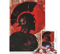 Puzzle da 1000 pezzi per adulti Il centurione romano Giocattolo educativo da dipingere Ottimi regali e giocattoli Gioco pratico con poster abbinato e foglio di quiz Dimensioni 38x26cm