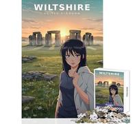 Puzzle da 1000 pezzi per adulti Il cerchio eterno dell'alba Decorazione per la casa Giocattoli Ottimo regalo Gioco pratico con pezzi completamente interconnessi di forma casuale Dimensioni 38x52cm