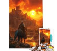 Puzzle da 1000 pezzi per adulti "Il crepuscolo del regno" - Sfida educativa corsa a tempo gioco rompicapo per ragazzi dai 14 anni in su (50x75cm)