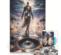 Puzzle da 1000 pezzi per adulti "Il custode delle realtà frammentate" gioco pratico antistress ideale come regalo per tutta la famiglia 38x52cm