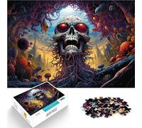 Puzzle da 1000 pezzi, per adulti, il demone dell'inferno risveglia sofisticato puzzle difficile, un'opera d'arte per adolescenti dai 14 anni in su, 26 x 38 cm