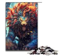 Puzzle da 1000 pezzi per adulti Il Dio Leone Onnipotente Decorazione perfetta per adolescenti dai 14 anni in su (75x50 cm)