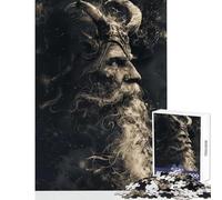 Puzzle da 1000 pezzi per adulti,il dio nordico,decorazione per la casa,giocattoli,regali di Babbo Natale segreto,gioco rompicapo,stimolante intellettuale,dimensioni 50x75cm