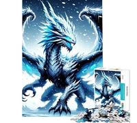 Puzzle da 1000 pezzi per adulti "Il Drago della Bufera" per compleanno decorazione murale natalizia gioco per famiglie adatto a partire dai 14 anni (38x26cm)