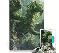 Puzzle da 1000 pezzi per adulti "Il Drago della Natura Risvegliato", gioco rompicapo, impegnativo da completare, rafforza l'amore tra le coppie, 50x75cm