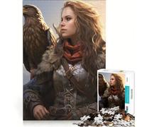 Puzzle da 1000 pezzi per adulti "Il Falconiere" gioco pratico antistress ideale come regalo per tutta la famiglia 38x26cm