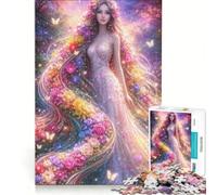 Puzzle da 1000 pezzi per adulti "Il fiore dell'infinito", gioco rompicapo, difficile, per rafforzare l'amore tra le coppie 38x52cm