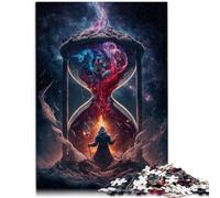 Puzzle da 1000 pezzi per adulti "Il fiume del tempo" come regalo per alleviare lo stress per il passatempo a casa per adolescenti dai 14 anni in su, 26 x 38 cm