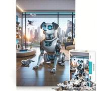 Puzzle da 1000 pezzi per adulti "Il futuro amico fedele" gioco rompicapo divertente antistress per rafforzare l'amore tra le coppie 38x26cm