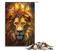 Puzzle da 1000 pezzi per adulti il gioco del leone d'oro ideale come regalo per tutta la famiglia 1000 pezzi (38x26 cm)