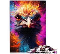Puzzle da 1000 pezzi per adulti, il gioco stimolante dello struzzo misterioso è ideale come regalo per tutta la famiglia per adolescenti dai 14 anni e oltre 26 x 38 cm