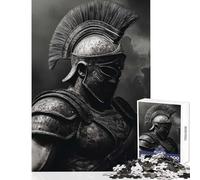 Puzzle da 1000 pezzi per adulti Il grande guerriero spartano Decorazione per la casa Giocattoli Regalo di compleanno per gioco educativo con poster abbinato e foglio di quiz Dimensioni 38x26cm
