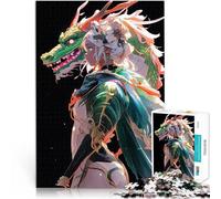 Puzzle da 1000 pezzi per adulti Il Guardiano del Drago Ascende Giochi educativi Decorazione della casa Gioco educativo per compleanno e Natale 38x26cm