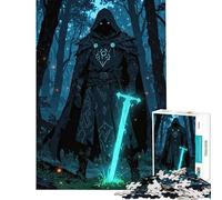 Puzzle da 1000 pezzi per adulti "Il guardiano silenzioso dell'oscurità incantata" - Gioco educativo e stimolante per tutta la famiglia - Idea regalo (dimensioni 38x52cm)