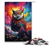 Puzzle da 1000 pezzi per adulti Il gufo nel cratere è circondato Puzzle educativo Gioco educativo per compleanno Natale 1000 pezzi