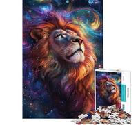 Puzzle da 1000 pezzi per adulti "Il Leone del Cosmo" - Puzzle per adulti - Analisi e logica - Difficile e stimolante - Gioco educativo per tutta la famiglia 50x75cm