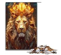 Puzzle da 1000 pezzi per adulti Il leone d'oro gioco pratico decorazioni e regali unici per la casa 1000 pezzi (38x26 cm)