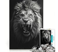 Puzzle da 1000 pezzi per adulti Il Leone Nobile gioco rompicapo attività per famiglie compleanno e Natale 38x52cm