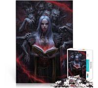 Puzzle da 1000 pezzi per adulti Il libro del demone Giocattolo educativo intellettuale decomprimente Lista dei desideri con Babbo Natale 38x26cm