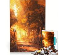Puzzle da 1000 pezzi per adulti "Il Lungo Sentiero" gioco rompicapo divertente antistress ideale per rafforzare l'amore di coppia 38x52cm