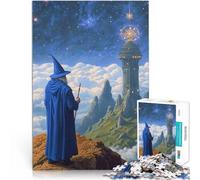 Puzzle da 1000 pezzi per adulti Il mago osserva l'Osservatorio Eldritch Regali di giochi impegnativi Migliorare l'amore tra le coppie 52x38cm