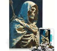 Puzzle da 1000 pezzi per adulti "Il messaggero della morte", gioco interattivo, attività divertenti da fare a casa, gioco dal design accattivante 38x52cm